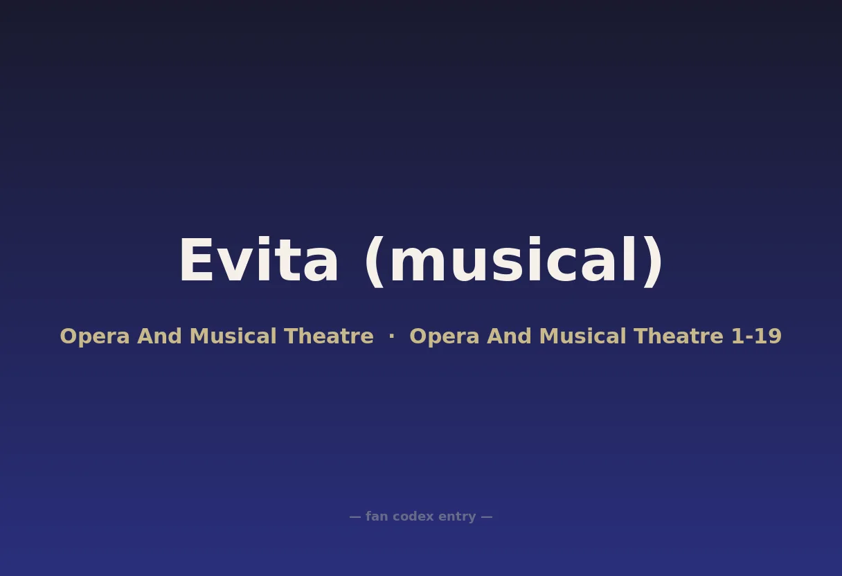 Evita (musical)