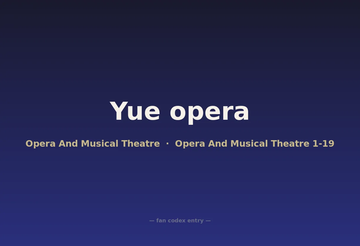 Yue opera
